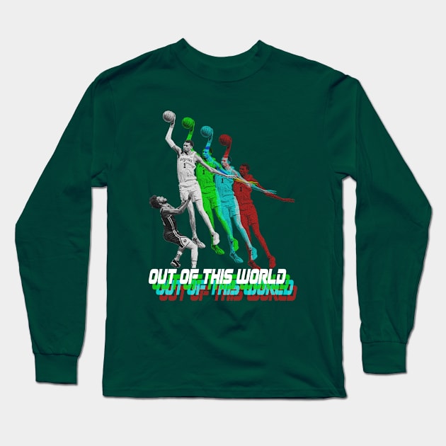 Wemby - OUT OF THIS WORLD Long Sleeve T-Shirt by OG Ballers